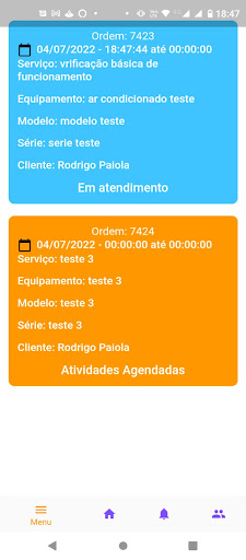Android application TOOLS soluções inteligentes screenshort
