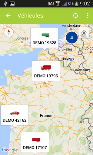 GeocalFleet Mobile Screen 3