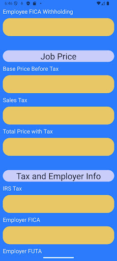 Job Pricing App