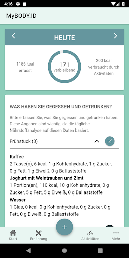 Android application MyBODY.ID screenshort
