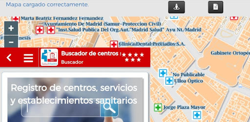 Buscador de centros sanitarios
