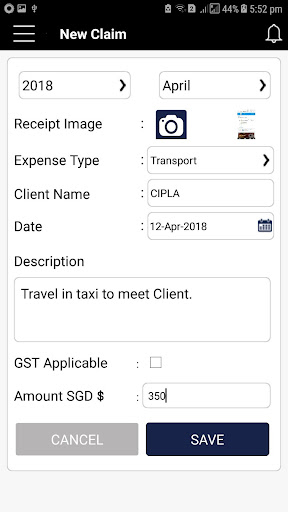 Asalta HRM Mobile App (Beta) Screen 3