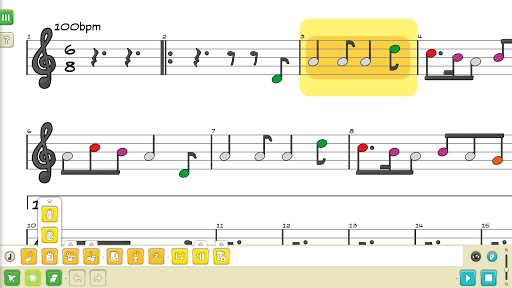 Android application Cornelius Composer for Schools screenshort