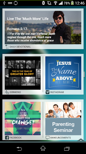 Android application New Creation Church — App screenshort