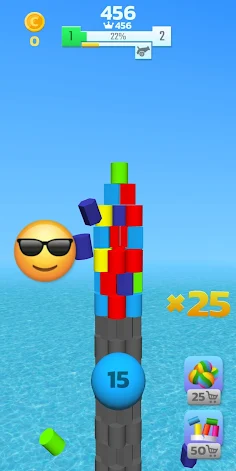 Tower crash 3D: Ball blast - Screenshot 3