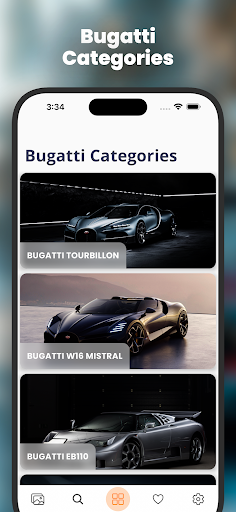 Screenshot of Car Wallpapers For Bugatti 4K