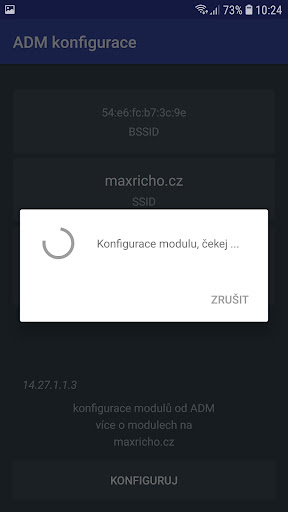 ADM konfigurace Screen 2