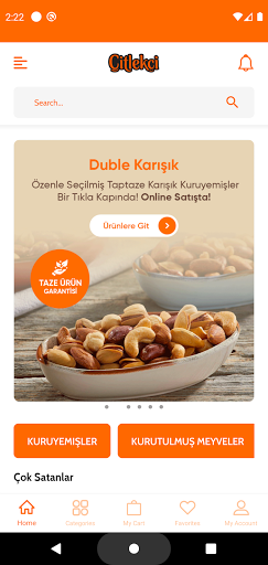 Android application Çitlekçi - Kuruyemiş Alışveriş screenshort