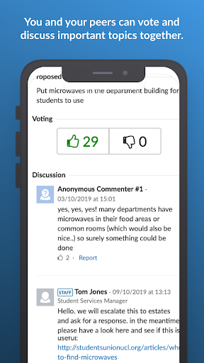 Unitu - The Student Voice App Screen 2