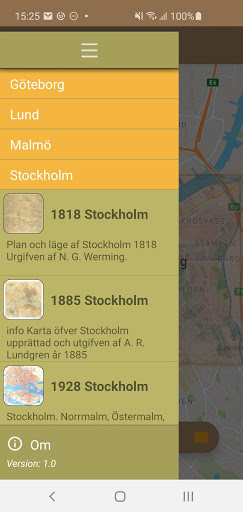 Historiska kartor Screen 3