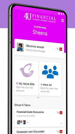 Android application 4U Financial Solutions screenshort