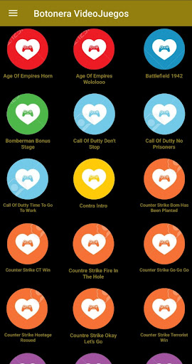 Games Buttons Screen 3