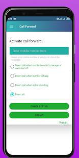 call waiting setting app Screenshot