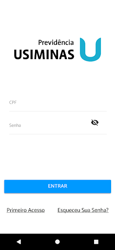 Android application Previdência Usiminas screenshort