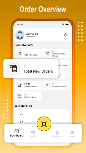 Android application BayV Seller screenshort