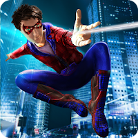 Flying Spider Boy: Superhero Training Academy Game