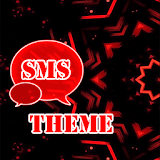 Red Black GO SMS Theme icon
