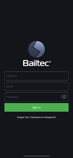 Android application Bailtec Client screenshort