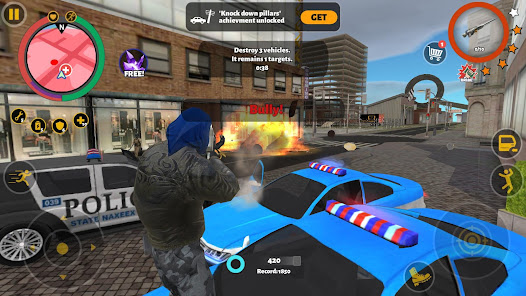Rope Hero 3 MOD (Free Shopping) Latest Version Download Gallery 4