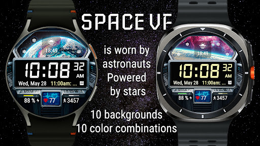 Space VF Watch Face screenshot 8