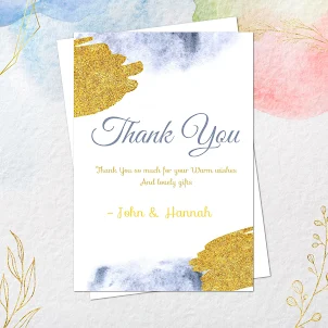 Thank you card Maker & Wishes