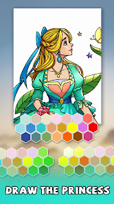 Princess Coloring:Drawing Game apkdebit screenshots 13