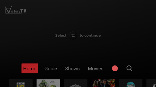 Screenshot of Victory TV