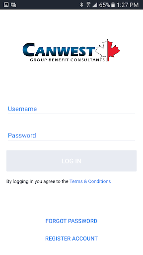 Android application Canwest Mobile Claims screenshort