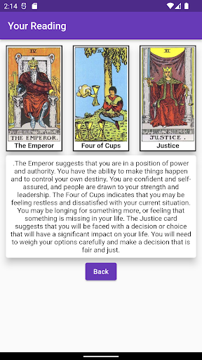 Tarot AI Screen 2