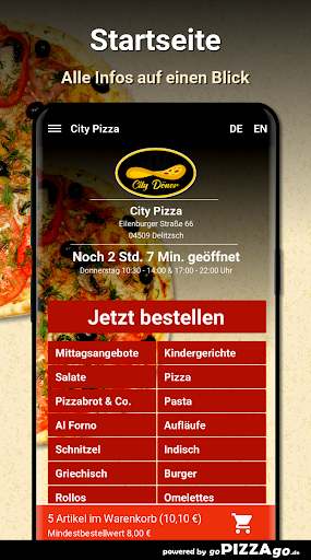 City Pizza Delitzsch Screen 2