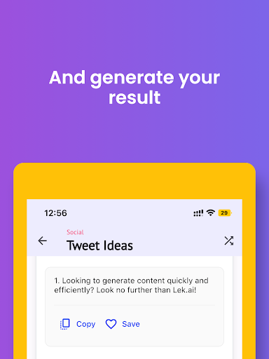 Screenshot of Lek: AI Writing Assistant