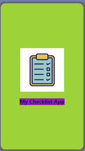Checklist App by Elijah