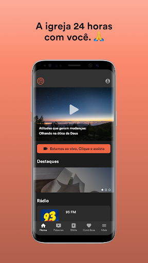 Android application Igreja Batista Vila Nova screenshort