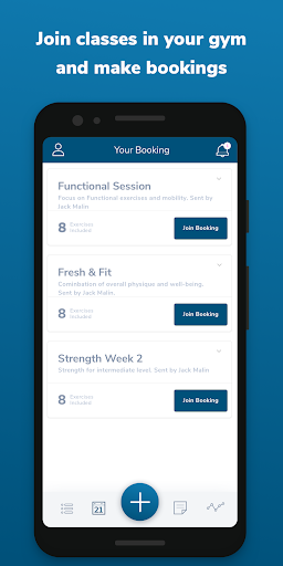 Android application King's Gym screenshort