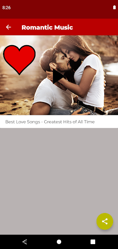 Romantic music & Love songs Screen 3