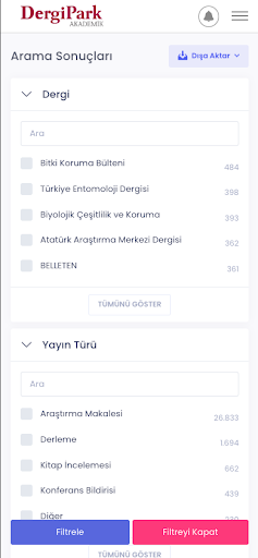 DergiPark Akademik Screen 2