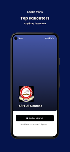 ASPEUS Courses Screen 3