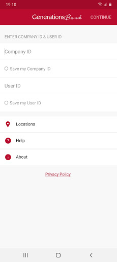 Android application Generations Bank BeB screenshort