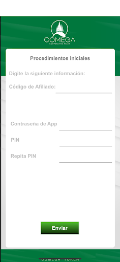 Android application Comega Token screenshort