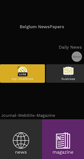 Android application Belgium Newspapers screenshort