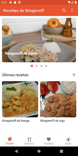 Android application Receitas de Strogonoff (FÁCEIS screenshort
