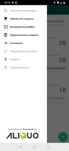 Ever Warehouse - PDA Aliquo Screen 2