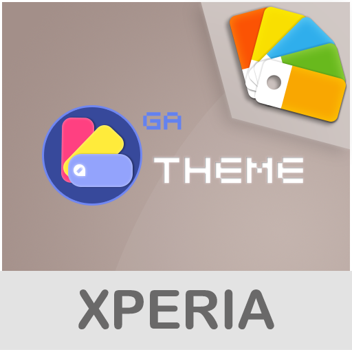 COLOR™ Theme |P Brown - XPERIA logo
