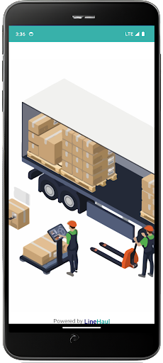 Android application LineHaul Hub/Depo screenshort