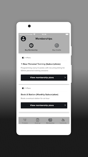 Verro Membership Screen 3