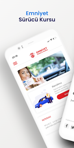 Android application Nevşehir Emniyet Sürücü Kursu screenshort
