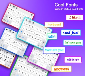 Emoji keyboard-Themes,Fonts 4