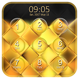 Luxury Gold Keypad Lock Screen icon