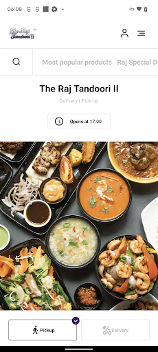 Android application The Raj Tandoori II screenshort
