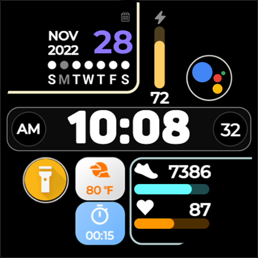 Nighty Digital 02 - watch face screenshot 20